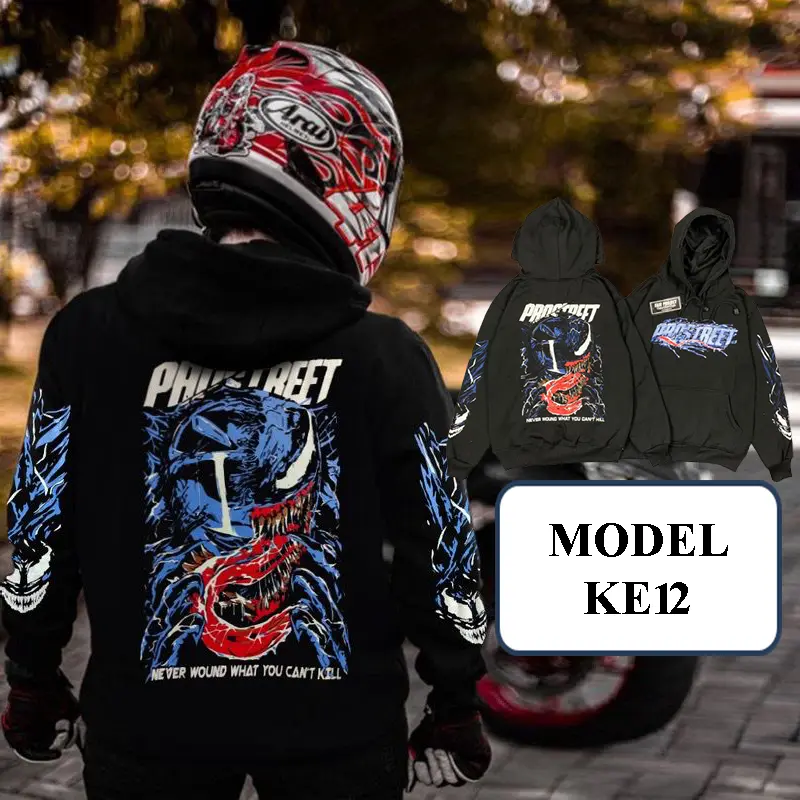 Sweater Hoodie Prostreet White Devil Jepang Sweater Pria Wanita Hoodie Jepang - Jaket Prosstreet white devil - jaket motorr prostreet 8
