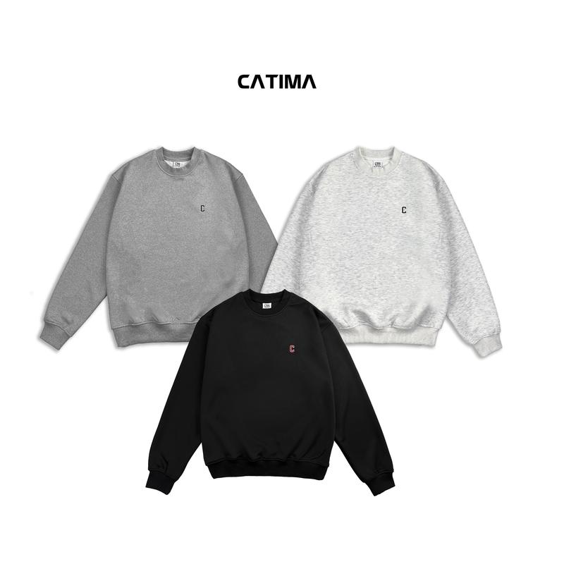 Áo Sweater CATIMA Nỉ 2 Da Nam Nữ Cotton Unisex AN32
