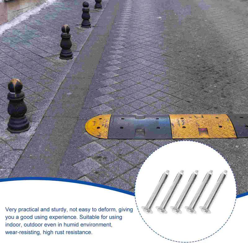 10 Pcs Ground Lock Screw Concrete Expansion Bolts Bumps Expansion Bolt For Asphalt Bumps Fastener Expand Expansion Screws Iron 4