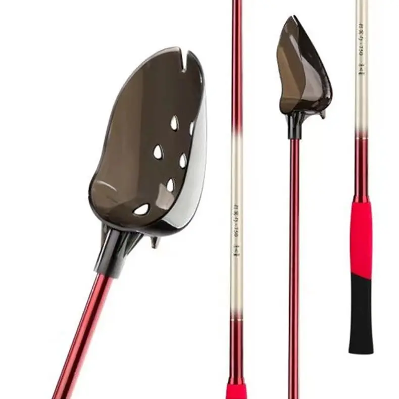 Gậy xả mồi Carbon, muỗng vẩy mồi câu cá cao cấp, xả hạt câu đơn, câu đài, môi xả mồi carbon 80cm và 1m