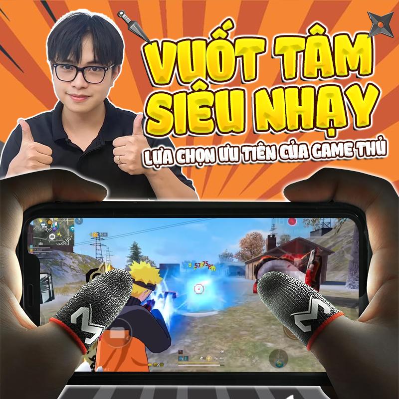 Đua top cùng idol Bao Tay Chơi Game ff Pubg Liên Quân Cao Cấp Găng tay Chống Mồ Hôi Siêu Nhạy Co Giãn Cực Tốt Bằng Sợi Bạc-găng tay JEEKEY PLAY
