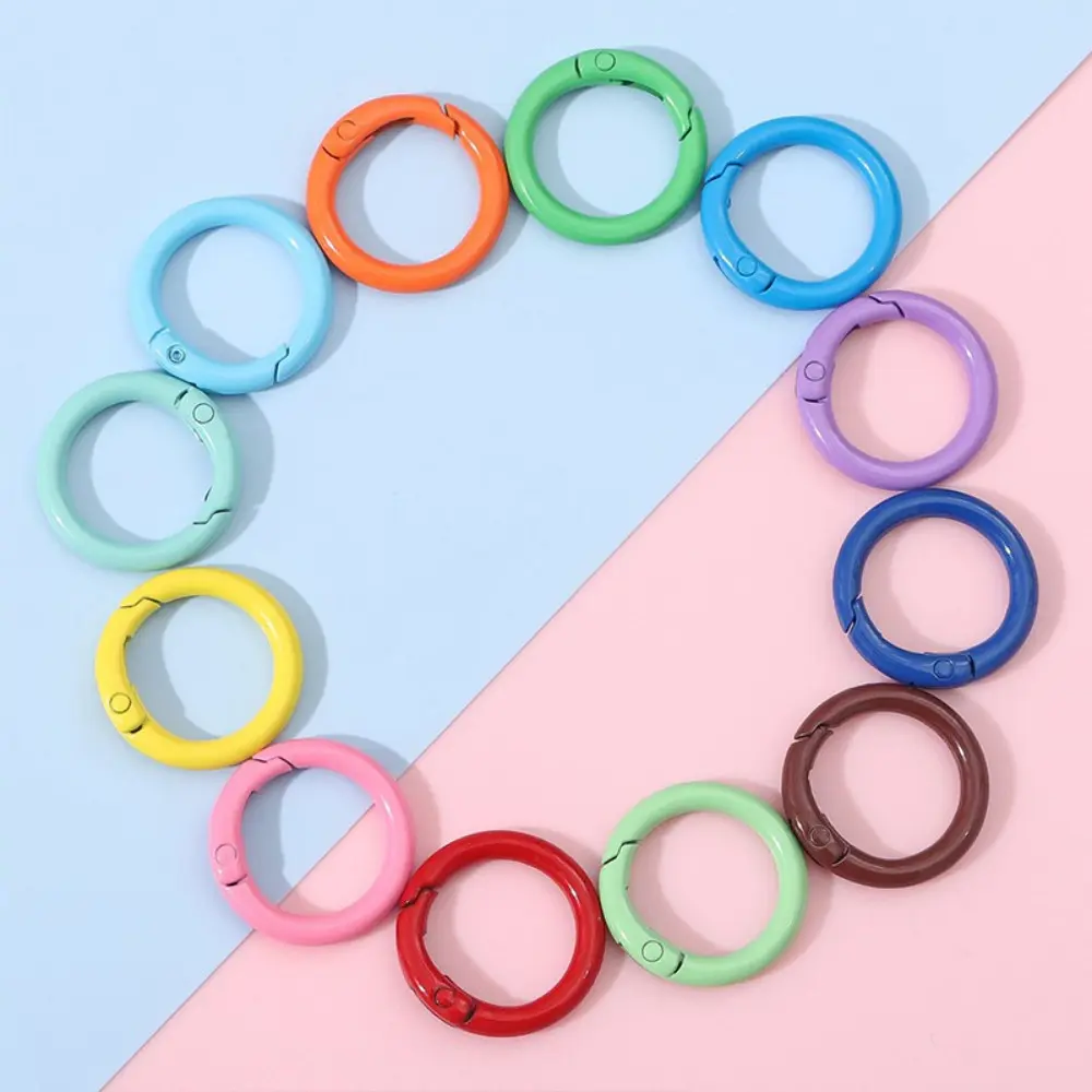 Ready Stock 1pcs/  Lot Klip Kait Gantungan Kunci Model Lobster Bahan Logam Warna-Warni Untuk Membuat Perhiasan diy gantungan kunci