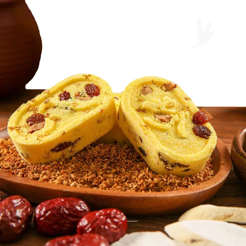 Bánh Ngũ Cốc Gấc Mix Hạt Không đường [ 5 Nguyên Liệu Tự Nhiên ] Thức Ăn Vặt Snack Food 1