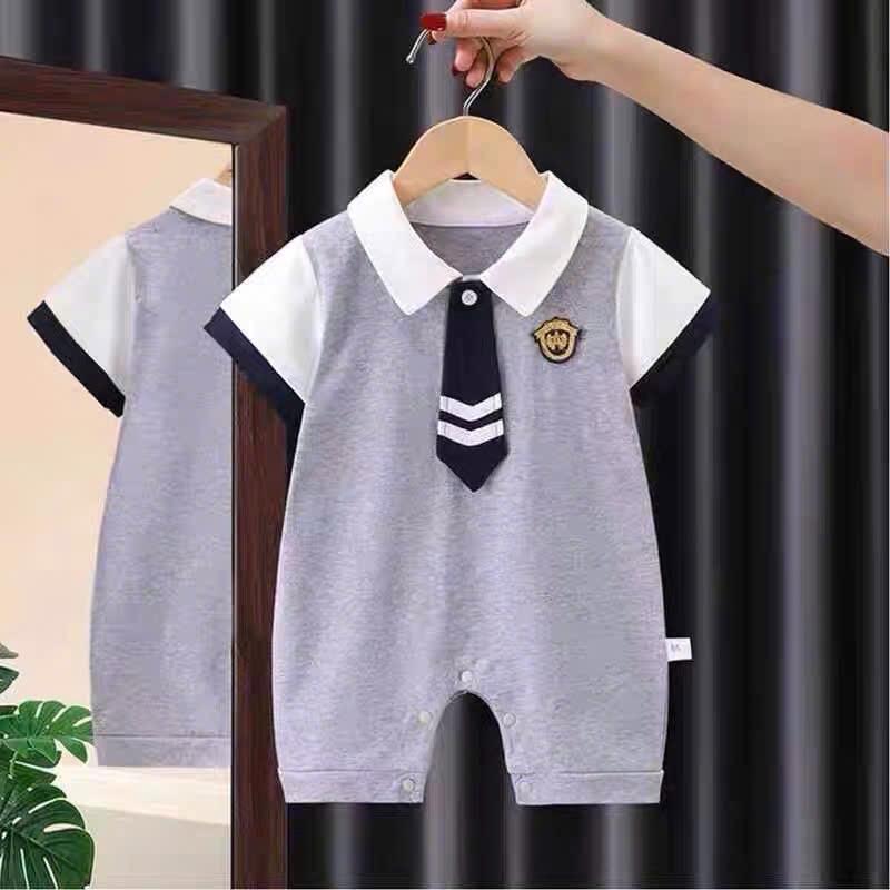 sét body công tử xịn đẹp cho bé trai ️️️ chất liệu tăm đũa cotton hàng đẹp  mềm mát - thấm mồ hôi- ri5:5-12kg 1