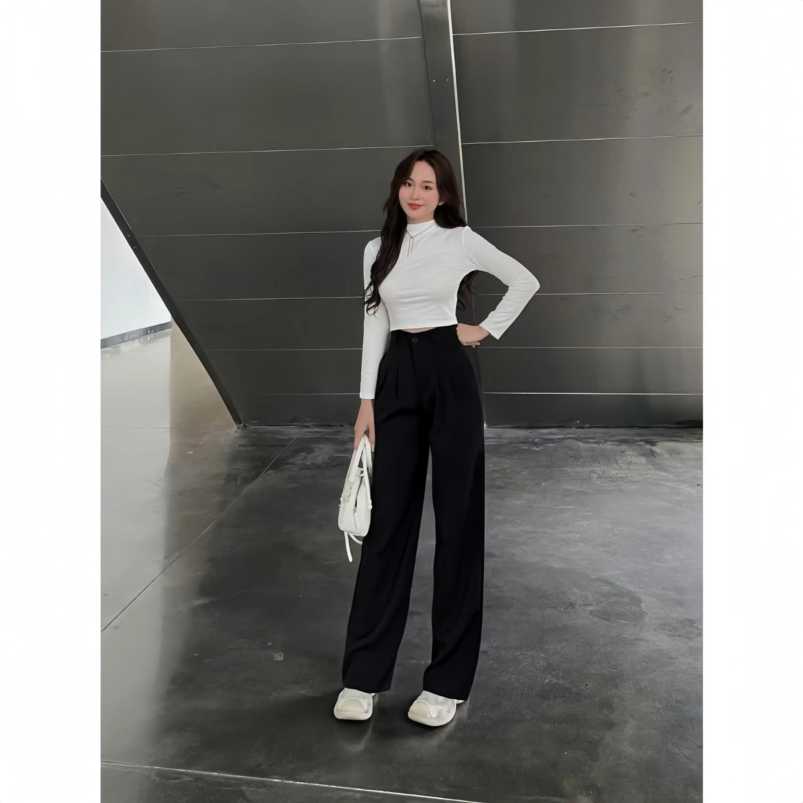 Quần suông (có phiên bản cho NẤM) chun sau vải GOLD mềm mịn, không nhăn nhàu, không xù lông. | BigBuy360 - bigbuy360.vn