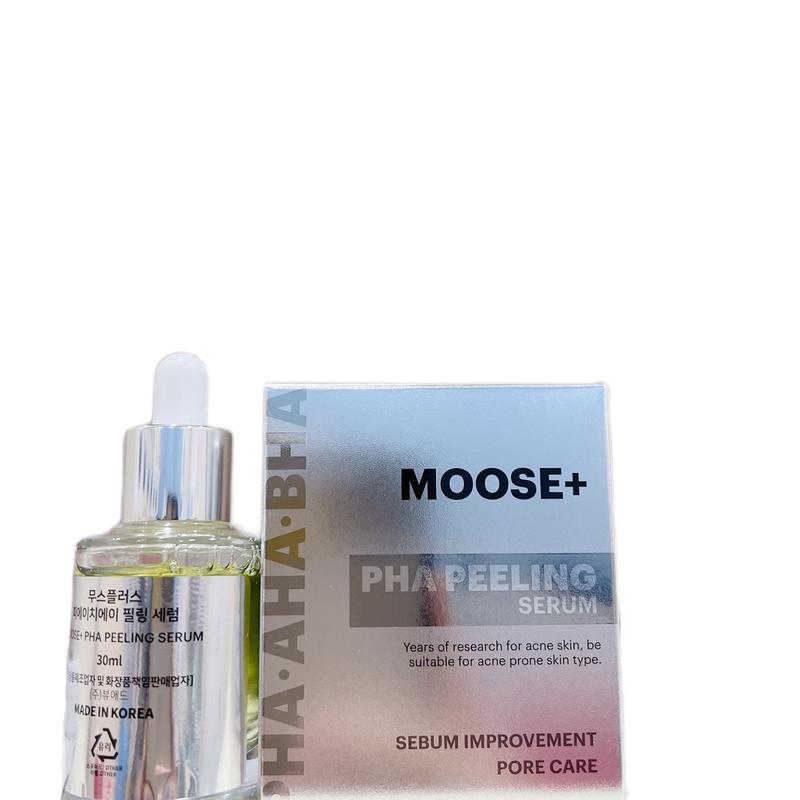 I495 Tinh chất Serum Peel da Moosepro+ PHA peeling serum chai 30ml hạn 2027 peel da Moose + M381 0