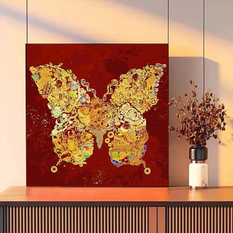  DIY tranh số hóa thiên nhiên tranh   bướm và hoa tranh số sắc màu thiên nhiên handmade Tô Màu  Tranh Làm Đồ Handmade tranh  tô phong cảnh hoá 