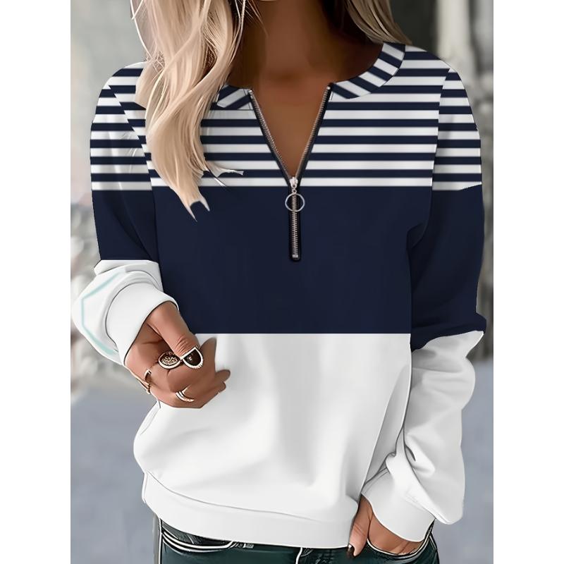 New Fashion Cuff Zipper Colorblock Sweatshirt New Fashion Cuff Zipper Colorblock Sweatshirt