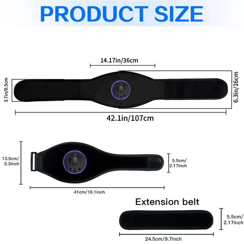 Product Introduction of Waist & Abdominal Massage Belt, Portable Waist Massage Belt, Multi-part Exercise Belt, Fitness Equipment for Home Gym 1