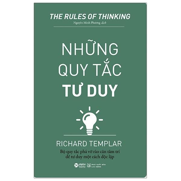 Sách - Những Quy Tắc Tư Duy - Alpha Books - TOP 100