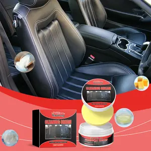 RayHong Krim Pembersih Kulit Interior Mobil dengan Beeswax & Disodium EDTA Perawatan Harian untuk Jok Panel Pintu & Aksesori Plastik Membentuk Lapisan Pelindung Anti Noda Car