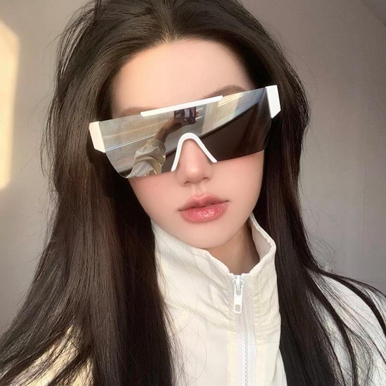 Kính mát nữ thời trang gọng vuông 2025, kính râm đi biển, du lịch tia uv