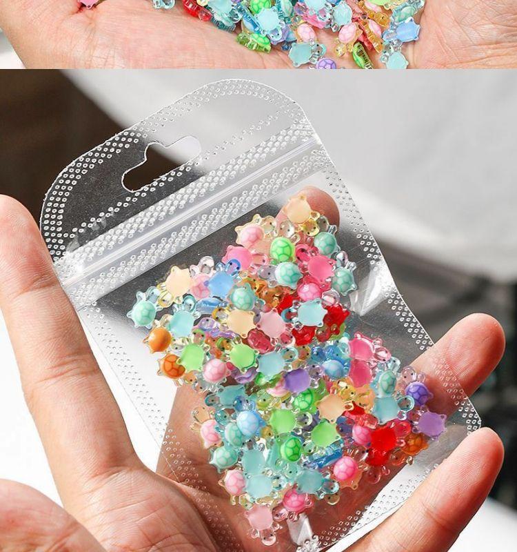 Product Introduction of Đồ Trang Trí Mini, Phát Sáng Phong Cảnh, Thiết Kế Hình Rùa Hoạt Hình Dễ Thương, Phụ Kiện Màu Kem, Thích Hợp Để Làm Móng Tay, Đồ Trang Trí Bằng Resin Tự Làm, Phù Hợp 14
