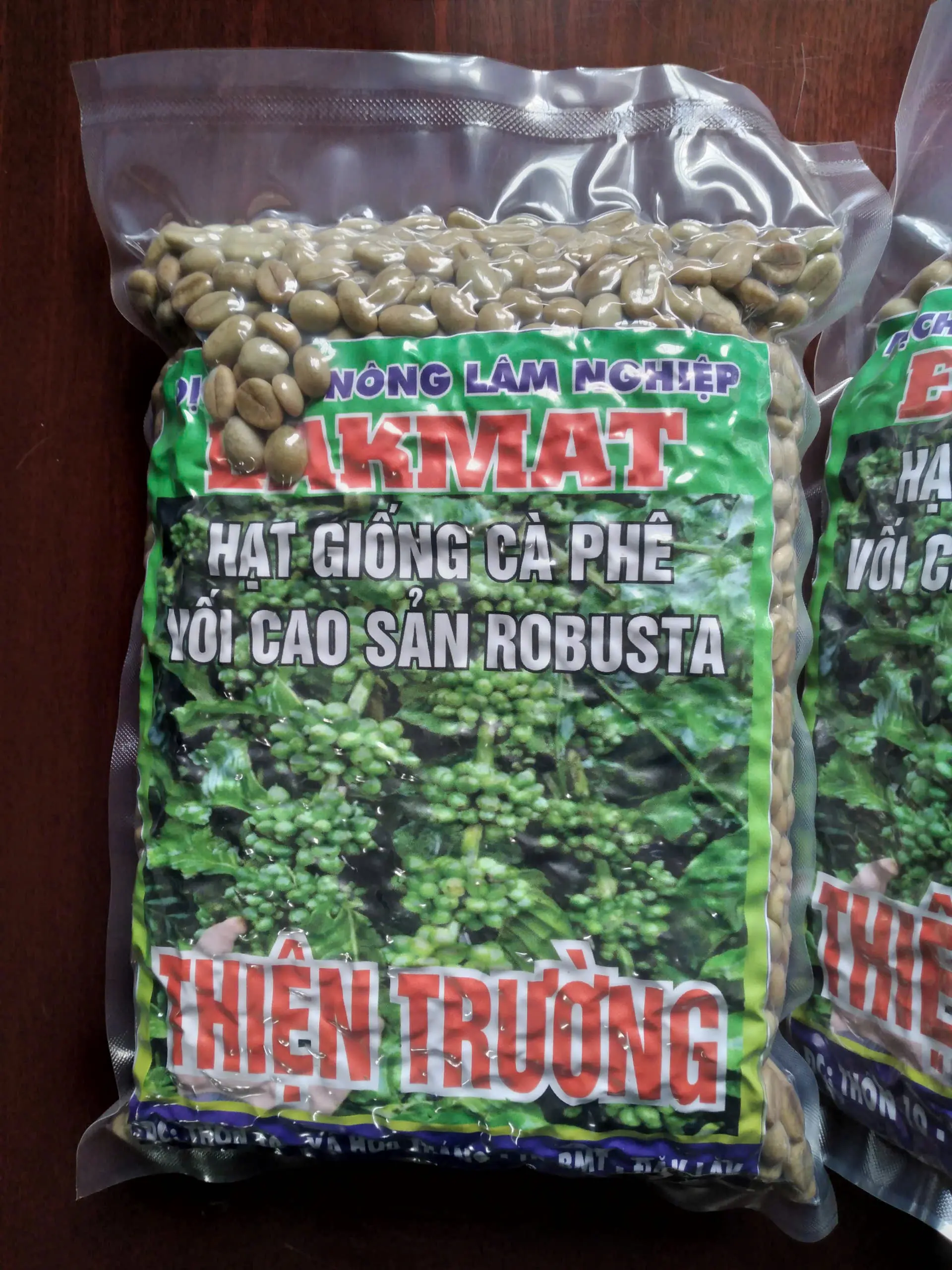 100 GRAM HẠT GIỐNG CÀ PHÊ VỐI CAO SẢN ROBUSTA THIỆN TRƯỜNG (HẠT ĐẸP TUYỂN CHỌN BAO NẢY MẦM ĐÓNG GÓI KỸ HÚT CHÂN KHÔNG NHƯ HÌNH  Ạ). SHOP có GỬI kèm tờ hướng dẫn ươm đúng kỹ thuật}.