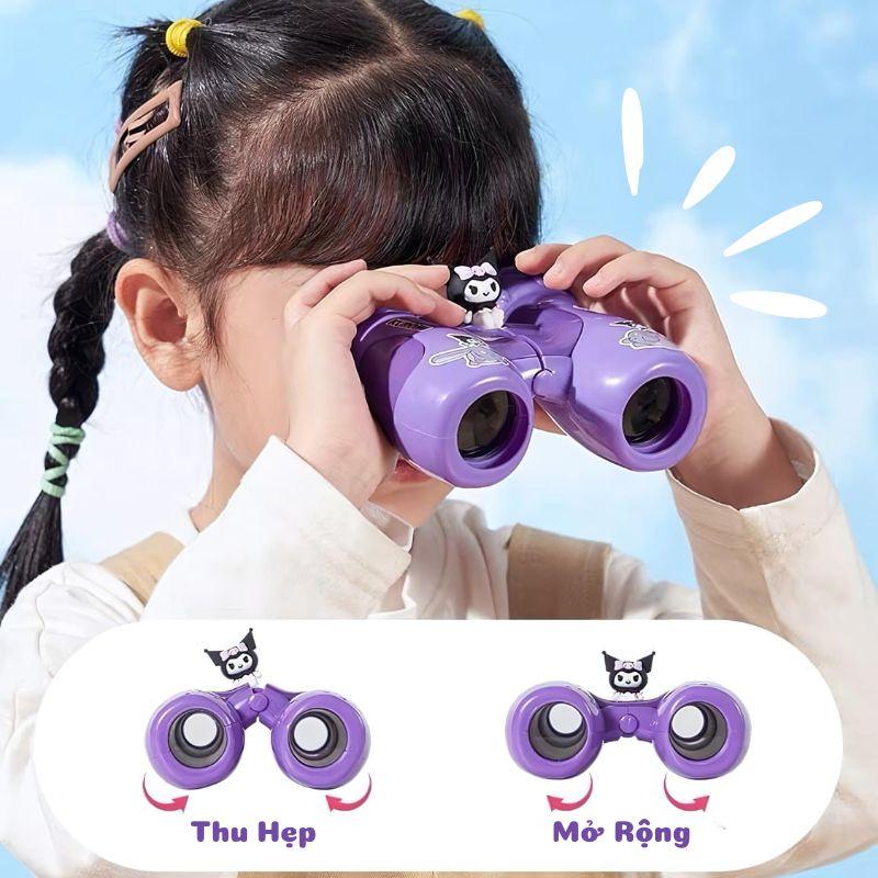 Đồ Chơi Ống Nhòm Tầm Nhìn Xa Hình Kuromi , Melody Dễ Thương - Kính Nhòm Bảo Vệ Mắt, Nhỏ Gọn Tiện Lợi Cho Bé Dễ Mang Theo 7