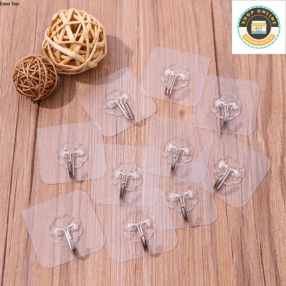 98 Móc Dán Tường Siêu Dính Chịu Lực Tốt Gía Rẻ