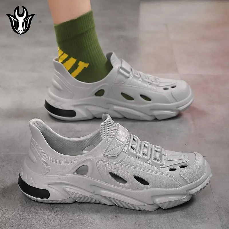 Baotou nam, EVA nhẹ nam, giày đi biển, giày đi bộ, thoáng khí chống trơn trượt chịu mài mòn giày sandal 6