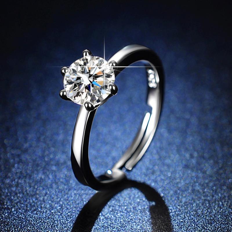 Nhẫn Cưới, Dành Cho Nữ, 1 Karat, Thiết Kế Sáu Chấu 7