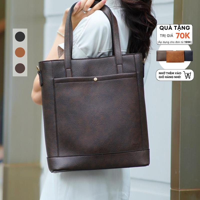 Túi tote da công sở nữ MARIS đựng laptop 14 inch A4 nữ bản to xách tay size lớn đi học đi làm văn phòng thời trang đẹp MARIS Limi Bags Chữ Nhật