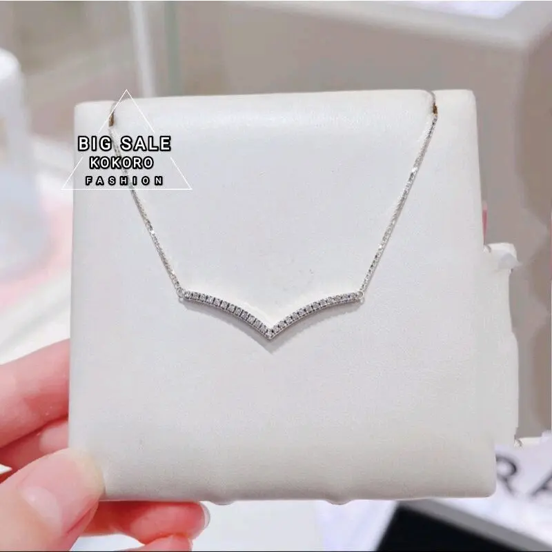Kalung Fuji Viral Perempuan Titanium Kekinian Anti Karat Dan Tidak Luntur Elegan