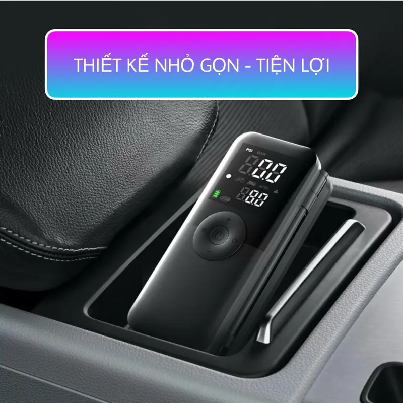 Bơm hơi ô tô mini đa năng CarSun 1