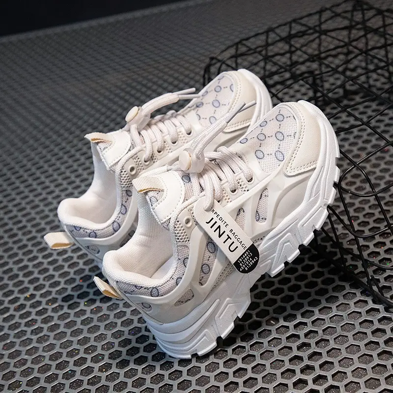 16-Giày Daddy Phong Cách Hàn Quốc cho Bé Gái Bé Trai Từ 7-12t Êm Chân Thoáng Khí Sz 26-37-Sneaker Sport Kids Tập Thể Dục 4