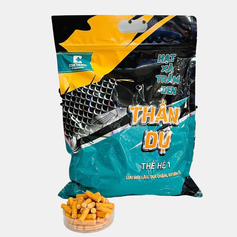 Hạt xả câu cá Thần Dụ Trắm Đen - câu cá tổng hợp RIÊNG HẠT 8MM KÈM LỌ HƯƠNG LIỆU BÊN TRONG HẠT XẢ - Trí Cường Fishing