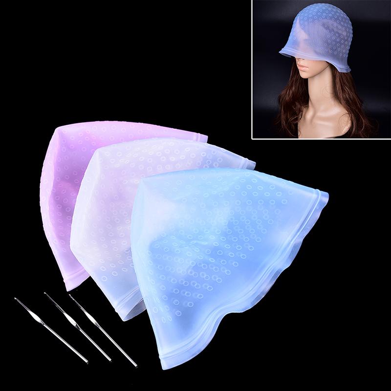 Product Introduction of Professional Reusable Hair Colouring Highlighting Dye Cap Hook Frosting Tipping 15