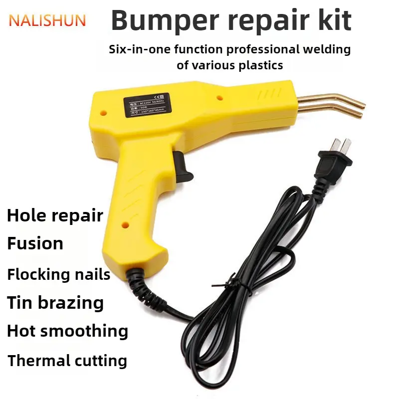Plastic Welder Welding Machine Car Bumper Soldering Tool 4 Types Staples for Bumper/Kayak/Plastic Product Repairs