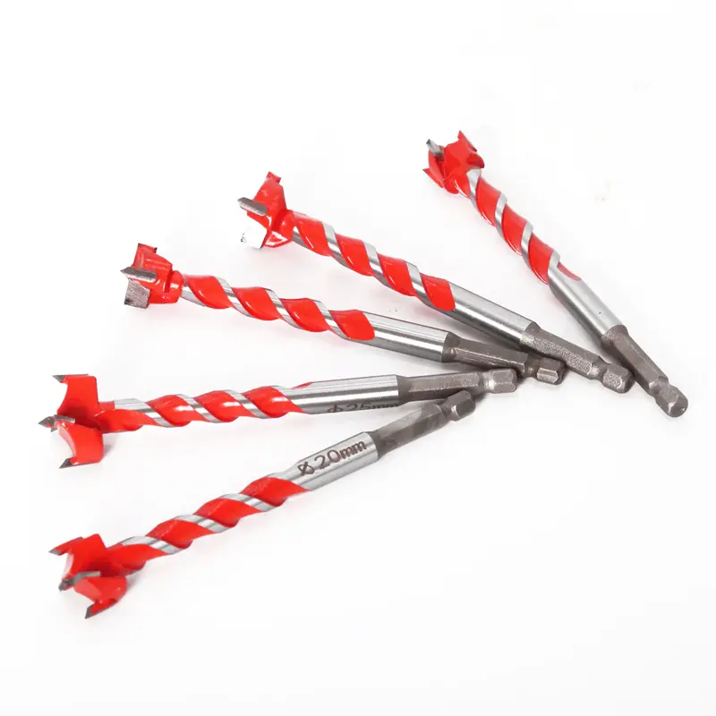 ALLEFIX Mata Bor Kayu 16mm-25mm 4 Mata Pisau Anti Karat - 6508 6
