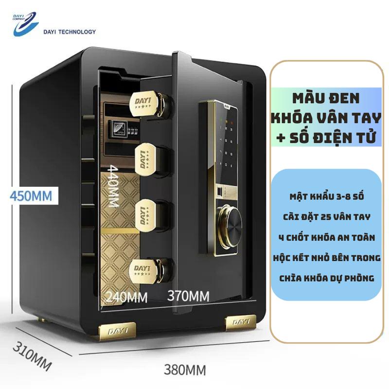 Két Sắt Điện Tử Thông Minh Có Vân Tay Khoá Số Điện Tử Cao Cấp An Toàn Chống Cháy
