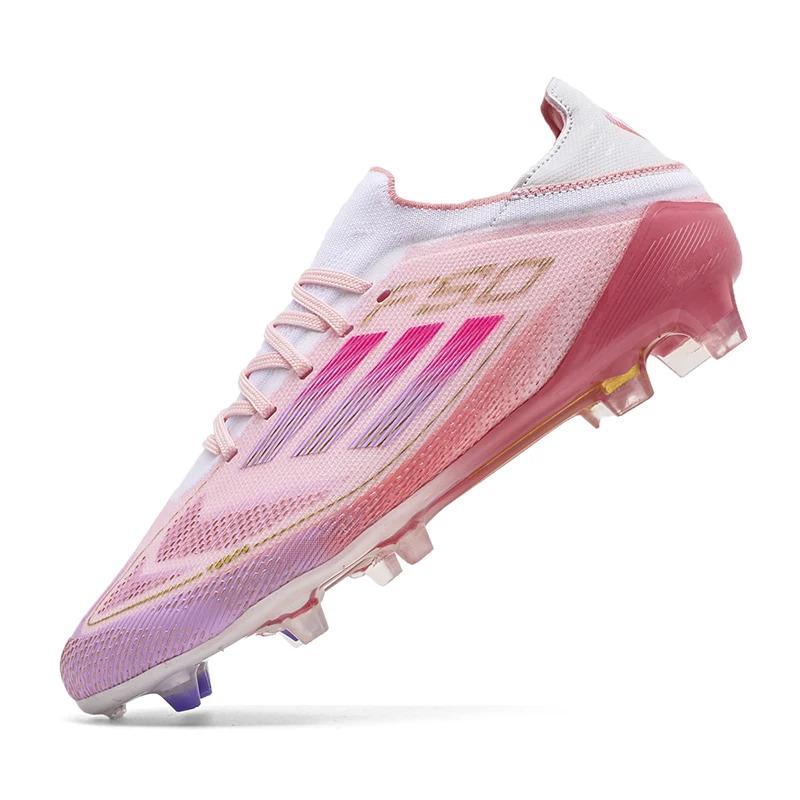 X-F50 Without-Lace Mens Soccer Shoes Pink-yamal Sneakers Turf Soccer Cleats TF/FG Training Football Boots Chuteira Campo 35-46 8