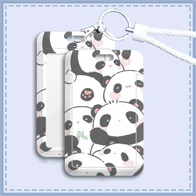 KAQAWAI CAHOL ID CARD HOLDER MOTIF KAWAII TEMPAT KARTU PHOTOCARD PHOTO CARD tali lembut warna cerah 6