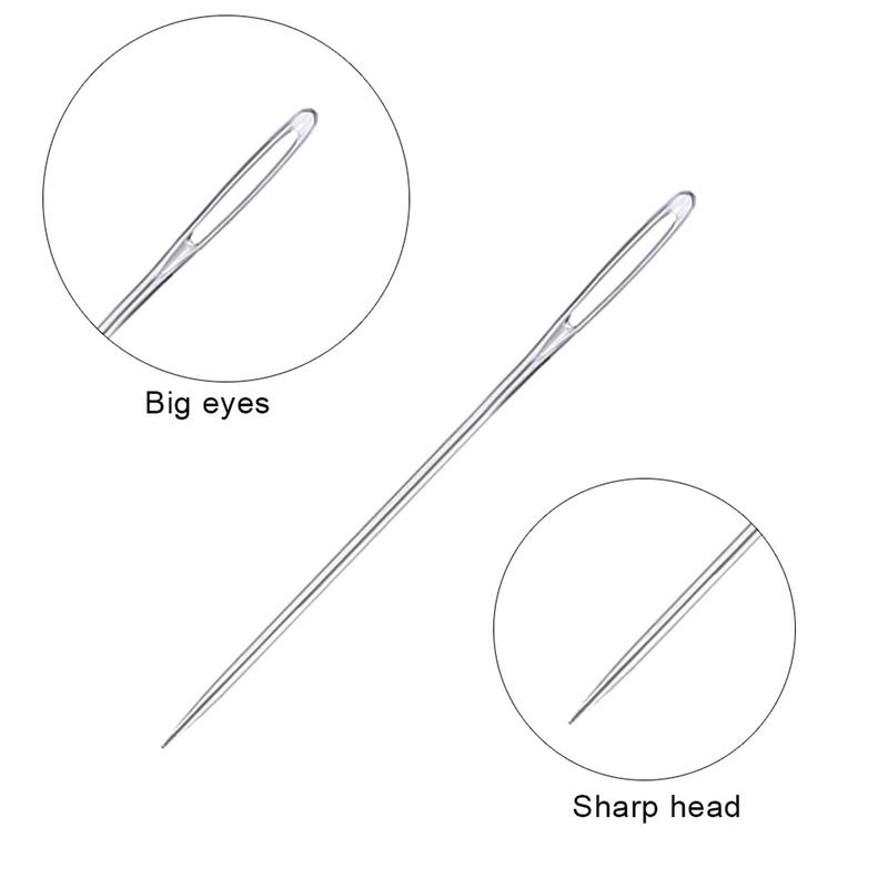 Large Eye Threading Needle Set, Including 23pcs DIY Hand Sewing Needle with Storage Case, Sewing Tool Kit, Cross Stitch Needle, DIY Sewing Accessories 6