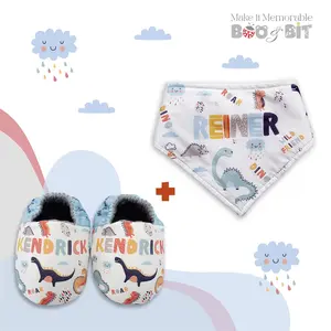 Paket OOTD | Sepatu dan Slabber Bayi Boo and Bit katun prewalker Parsel