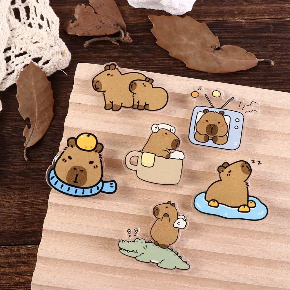 Exquisite Breastpin Capybara Pin Cute Lapel Capybara Brooch Lovely Kapibara Animal Badge Skirts