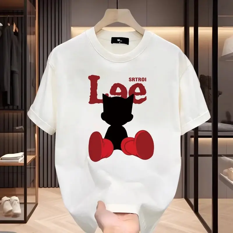 Áo Thun ngắn Tay Cotton Nguyên Chất, Phong Cách Mỹ, Anh Hùng Và Đẹp Trai, Dành Cho Nam Và Nữ Trẻ Trung, Thích Hợp Cho Mùa Hè, Thương Hiệu Hợp Xu Hướng Ins, Dáng Rộng Vừa Vặn, Áo Tay Lửng Thường Ngày