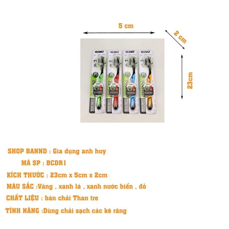 Bàn chải đánh răng than tre hoạt tính BOSSI mềm mại 5