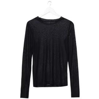 Long Sleeve Transparant Tulle Blouse 2064 5