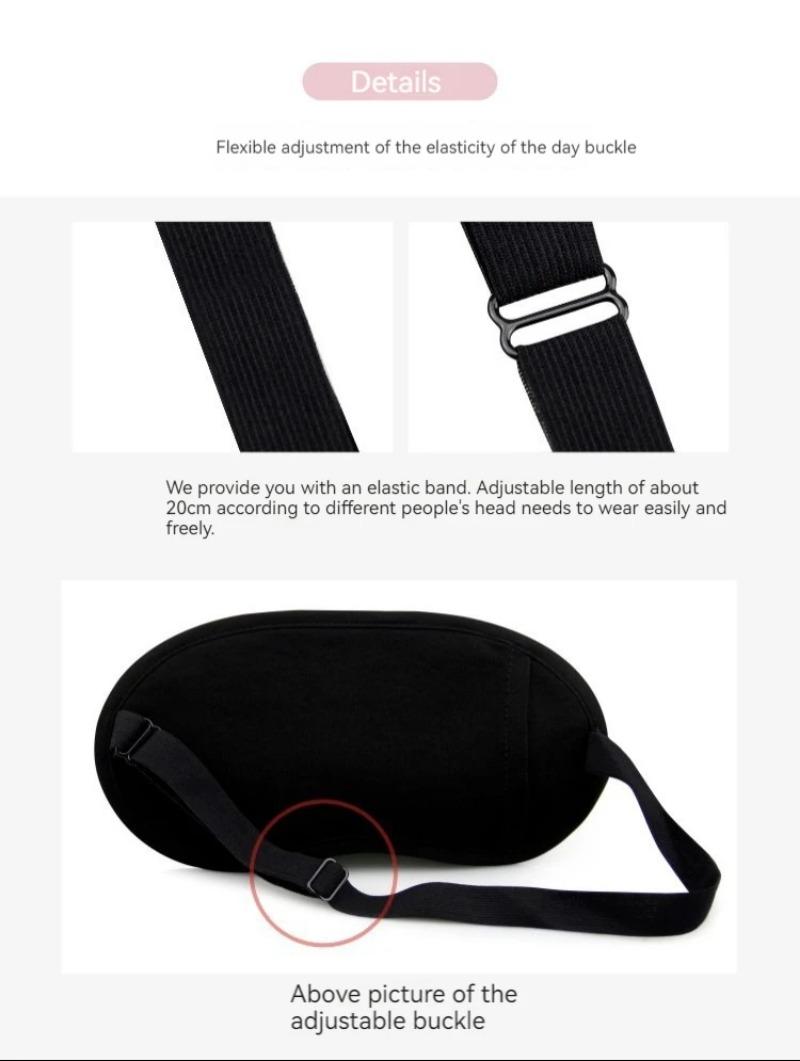 Product Introduction of Cartoon Sleep Eye Mask Cute Funny Eye Cover Sleeping Mask Kids Eye Shade Band Blindfolds Sleep Aids Travel Rest Eye patch 4