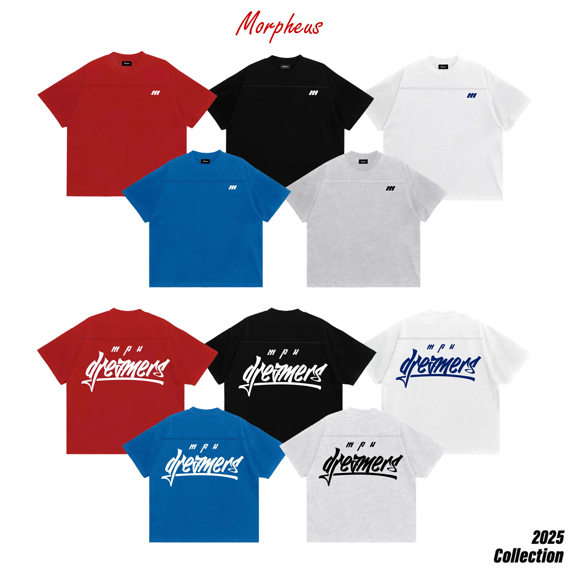 Áo Thun Local Brand Morpheus DREAMERS Form Boxy, Boxy Tee Cotton 260gsm, Áo thun Nam Nữ Unisex Form Boxy Rộng