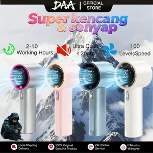 Kipas Mini DAA 100 Gear Wind, Kipas Kecepatan Tinggi, Kipas Tangan Turbo yang Dapat Disesuaikan