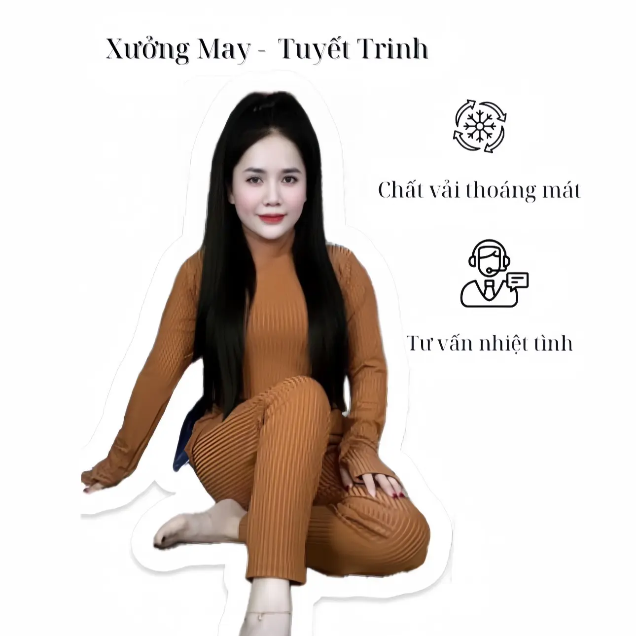Set Bộ CỔ LỌ TAY DÀI- QUẦN BAGGY, Chất liệu vải gân đũa lạnh , Đồ Bộ Nữ Top Women, Size từ 38-82kg