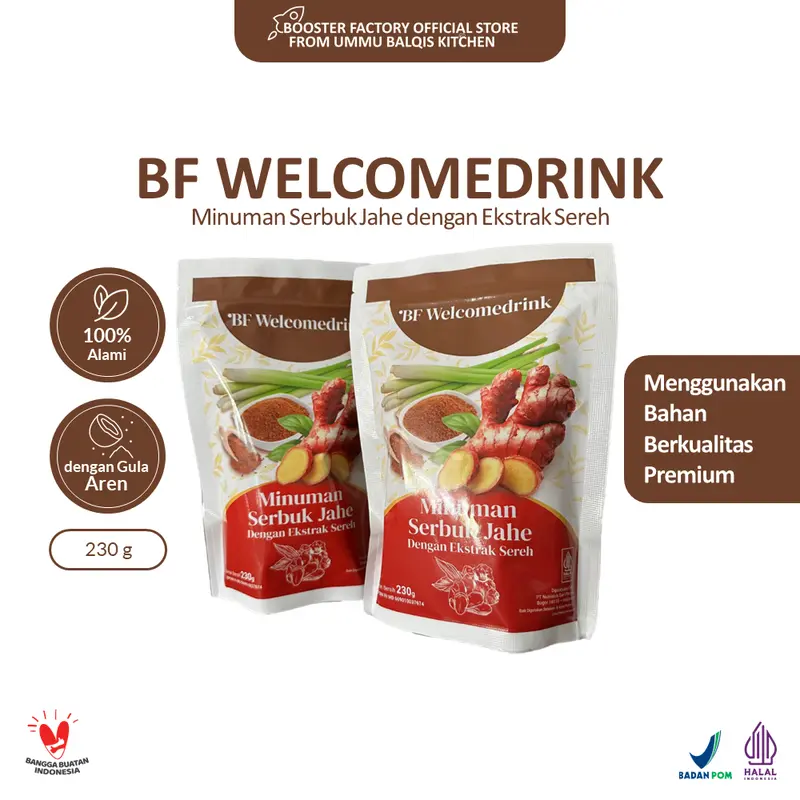 Minuman Jahe Serbuk - Booster Factory 0