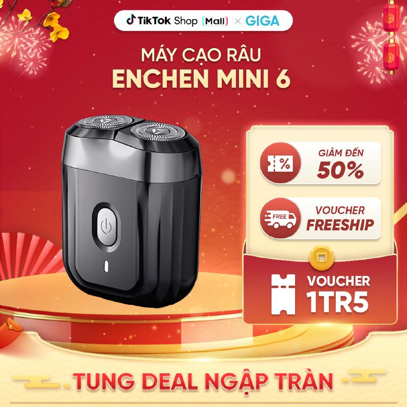 Máy cạo râu Enchen Mini 6 - Thiết kế nhỏ gọn, cạo râu nhanh chóng