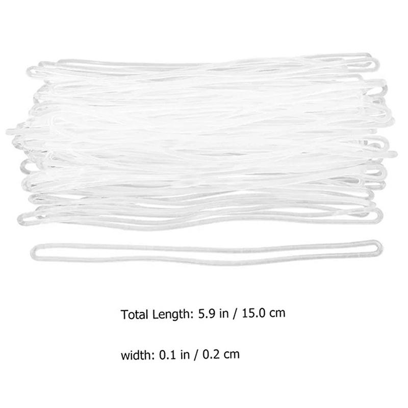 Product Introduction of 50pcs Travel Tags Plastic Bag Loops Transparent Luggage ID Label Strap Holder Lanyard Portable Travel Accessories 23