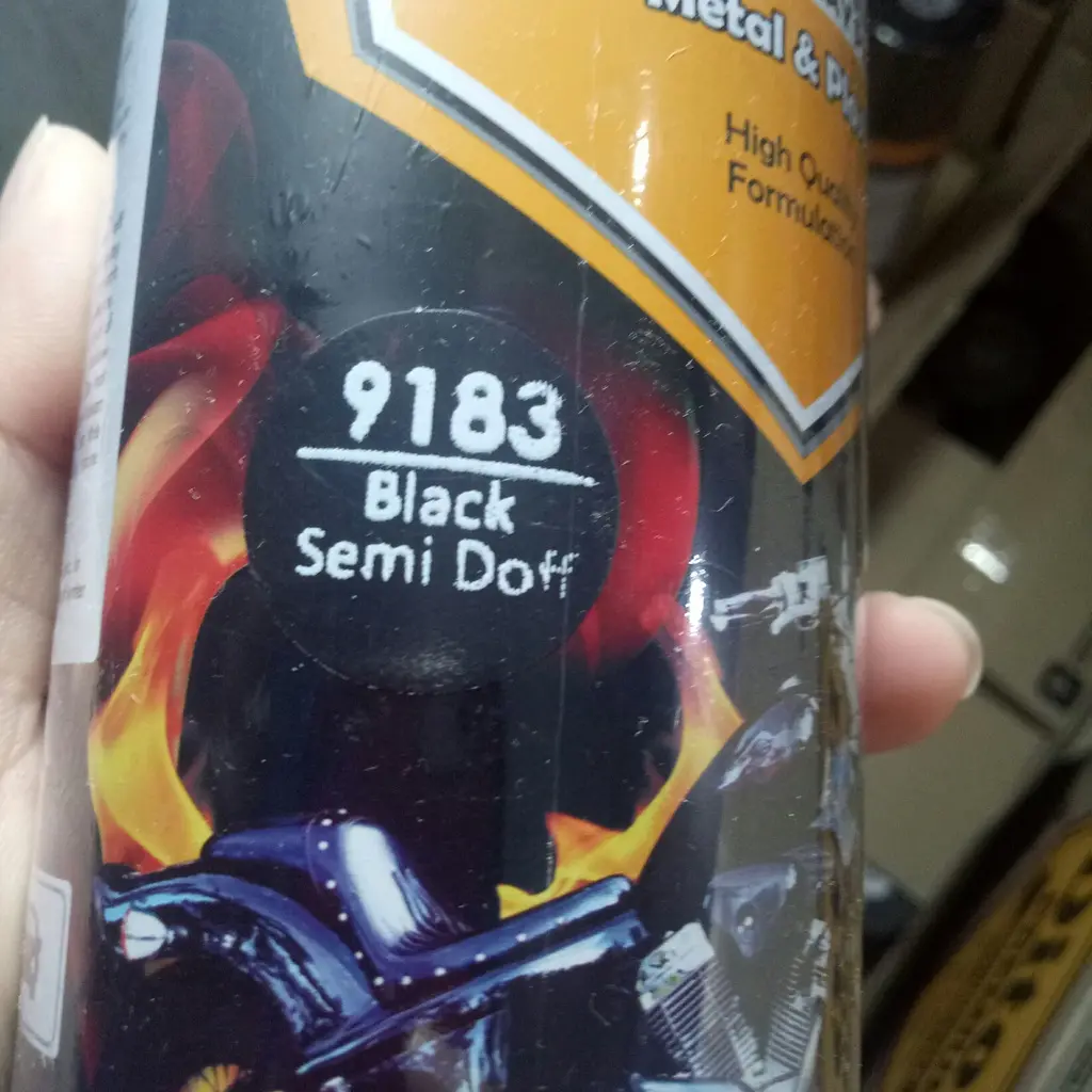 9183 BLACK SEMI DOFF