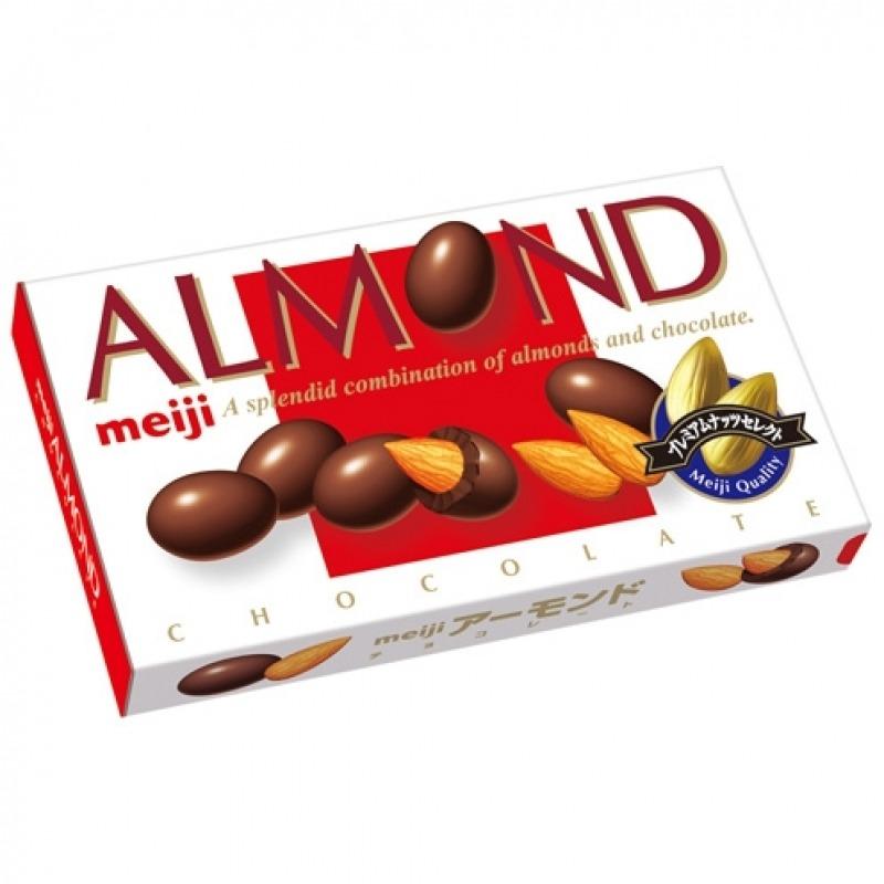Socola Bọc Hạnh Nhân Meiji Almond, Chocolate Almond Nhật Bản 3