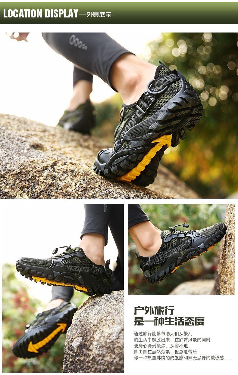 Product Introduction of [1171 People Collection] Outdoor Casual Shoes Upstream Shoes Men's Breathable Hiking Shoes Summer Fishing Shoes Riding Mesh Surface Lightweight Quick-Drying Wading Shoes 13