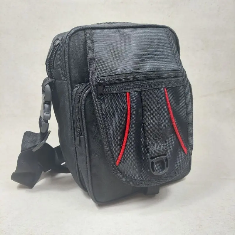 TAS SELEMPANG TAS SLEMPANG PRIA SERBA GUNA TAS SLINGBAG MURAH BISA COD hitam 5